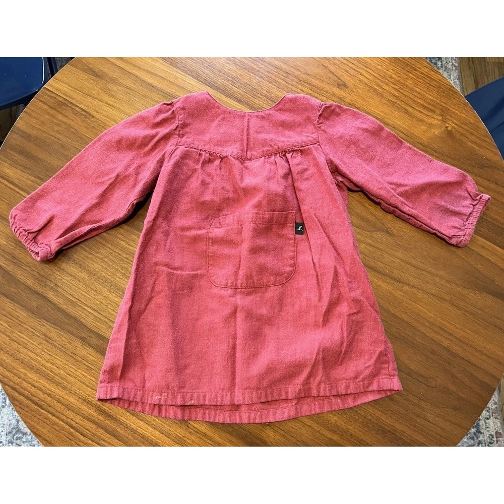 Agnes B Cranberry Long sleeve Dress - 18 Month Baby/Toddler - Made‎ In Bulgaria